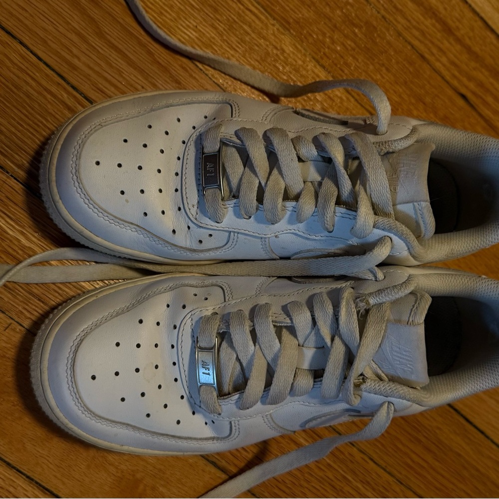 Nike White Wedge Sneakers